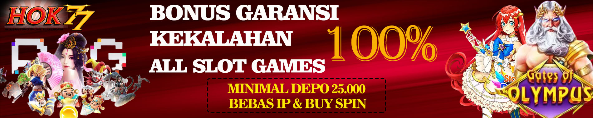 GARANSI KEKALAHAN 100% SLOT